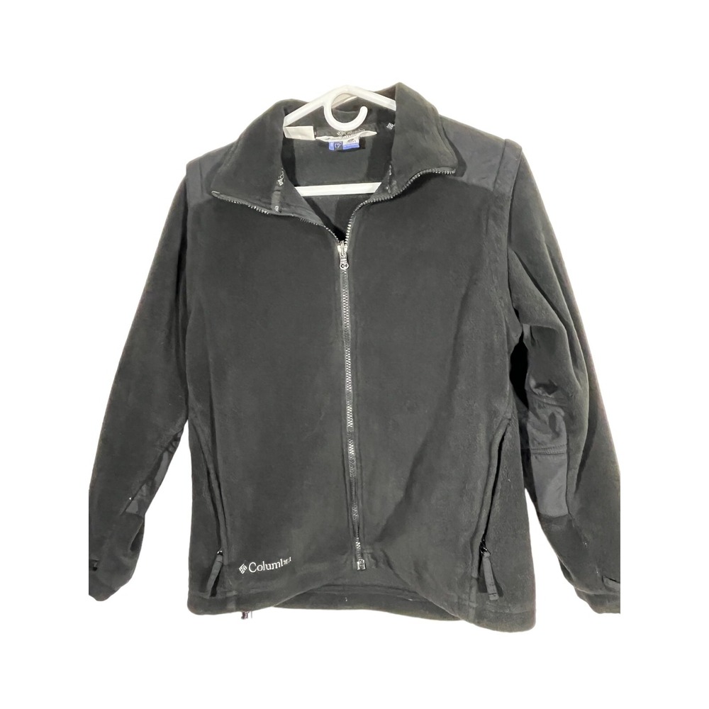 Columbia Women's Core Interchange Full Zip Black Fleece Jacket Size M